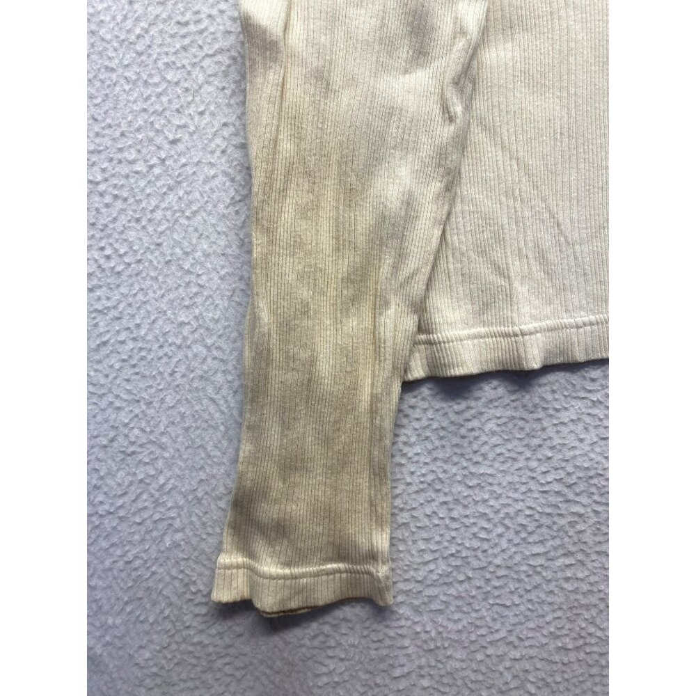 Vintage Tommy Hilfiger Ribbed Long Sleeve Polo Shirt With Striped Collar #7148 - Picture 5 of 9